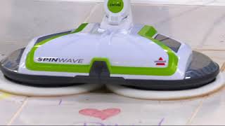 Bissell SpinWave Powered Hard Floor Rotating Mop on QVC