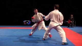 preview picture of video 'Karate1 PL, Almere 2014 - HORUNA vs. YAGCI - Kumite male -75 FINAL'