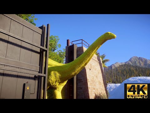Jurassic World Evolution 2 - All 48 Dinosaurs 4K [60FPS]