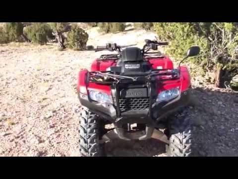 Vid #98 - NEW KENDA BEARCLAW front tires - 2016 Honda Rancher 4x4 DCT EPS