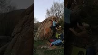 Video thumbnail: Problem 58 (Thémis), 6b+ (sit). Targasonne