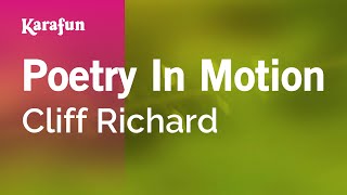 Karaoke Poetry In Motion - Cliff Richard *