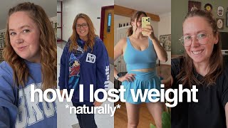 how I *finally* lost weight while still living my life