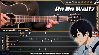 Ao No Waltz (蒼のワルツ) Eve - Josee, the Tiger and the Fish - Fingerstyle Guitar Cover + TABS Tutorial width=