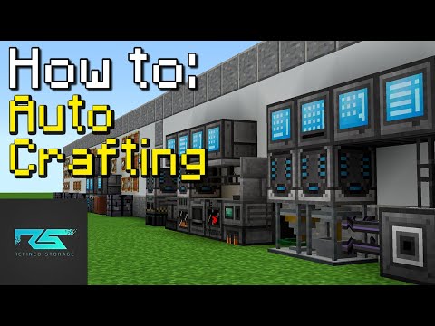 How to: Refined Storage | Autocrafting(Minecraft 1.19.2)