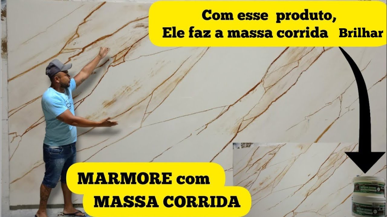 A dica de milhões EFEITO MARMORE com MASSA CORRIDA espelhado 😲 o produto que faz tudo brilhar.✨✨✨