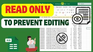 How to Make an Excel File Read Only to Prevent Editing