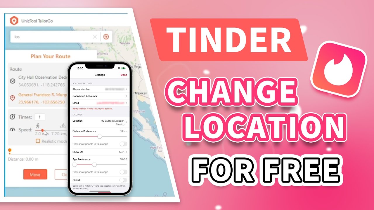 how to change Tinder location YouTube Video