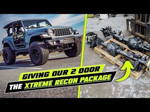 Putting Xtreme Recon Axles on our 2024 Jeep Wrangler JL Sport