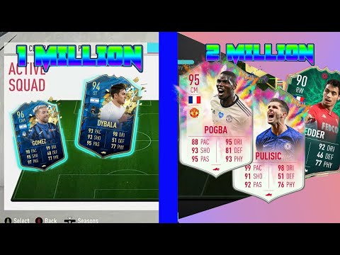 BEST 1 MILLION COIN TEAM + BEST 2 MILLION COIN TEAM❗❗(INSANE, META SQUADS)