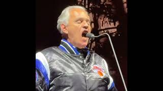 Legend: Andrea Bocelli blows the ROOF off the Garden 🥹 in ￼Knicks gear