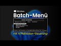 Creating A Batch Menu Using Arrow Keys Windows Tutorial