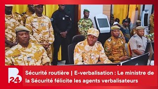 Sécurité routière | E-verbalisation : Le ministre de la Sécurité félicite les agents verbalisateurs