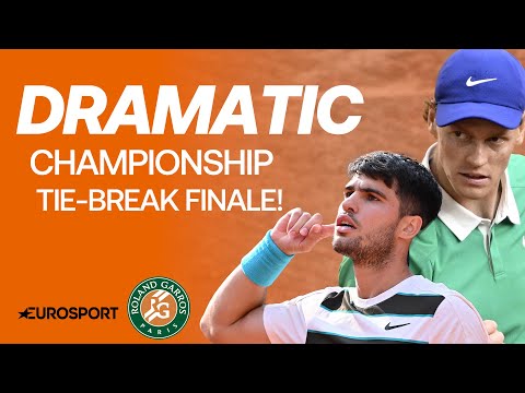 🏆 CHAMPIONSHIP TIE-BREAK: Jannik Sinner vs Carlos Alcaraz | Final | French Open 2025 Highlights 🇫🇷