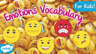 Download the video "Emotions Vocabulary for Kids! | Emoji Vocabulary | Feelings and Emotions Vocabulary"
