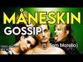 Måneskin ft. Tom Morello - GOSSIP - Karaoke Instrumental