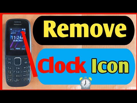 Remove Clock Icon | Clock And Alarm Icon | How to Off Alarm