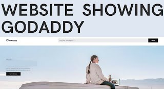How to fix my website showing GoDaddy Page | Fix Parked Domain GoDaddy