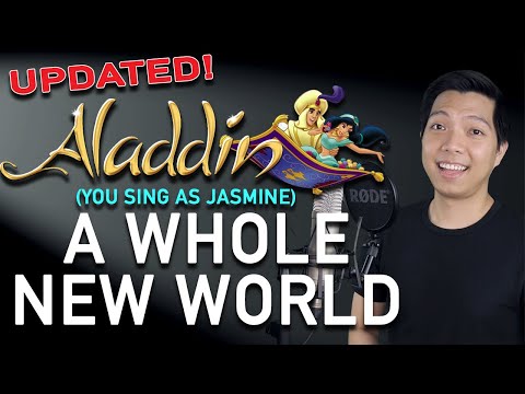 A Whole New World (Aladdin Part Only - Karaoke) [UPDATED]