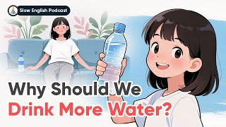 Why should we drink more water? | Slow English Conversation (B1-B2) | The Cozy English