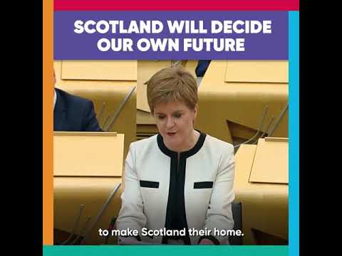 Scotland First Minister on Indepencence