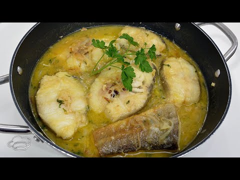 Como hacer Bacalao Skrei encebollado - Receta muy fácil
