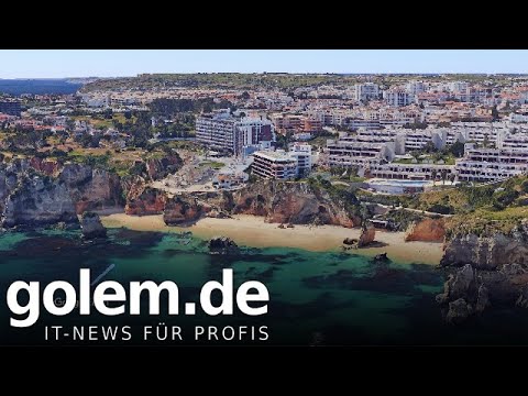 Video Thumbnail: Drohnenflug am Strand mit Google Earth Studio - Tutorial