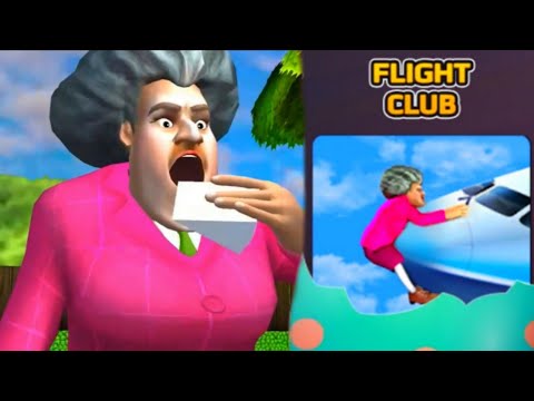 SCARY TEACHER 3D - Flight Club - Happy Easter - Special Level - New Level Unlocked - Gameplay