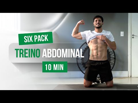 Treino de ABDOMINAL intenso - 10 MIN (em casa, sem equipamentos.)