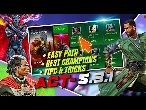 Act 5.3.1 Mordo Boss | Easy Path Completion | Marvel Contest of champions | MCOC