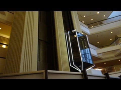 Awesome Westinghouse High-Speed Elevators at Hilton Hotel in Atlanta, GA.