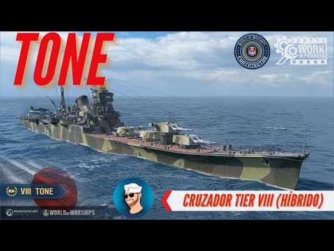 Tone Novo Cruzador Híbrido do Japão no World of Warships Review e Build!