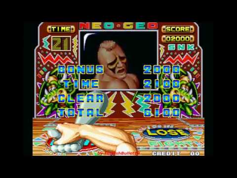 餓狼伝説 宿命の戦い (Arcade) - (Bonus Stages | Level 8 Difficulty)