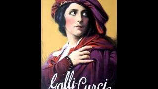 Italian Coloratura Soprano Amelita Galli-Curci ~ Parla (1927)