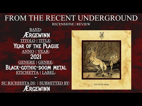 [REVIEW] Ærgewinn - Year of the Plague (2021) - black/doom/gothic metal - Italy