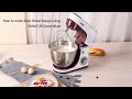 How To Make Basic Bread Dough Using SUNATUR Stand Mixer