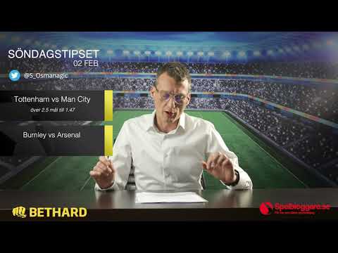 Speltips: Tottenham - Manchester City & Burnley - Arsenal 2/2