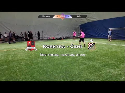 KORKYRA vs ČEHI 4:1 (18.01., ZMNL Slavonije 24/25)