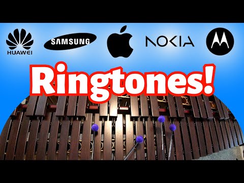 10 ICONIC Ringtones played on percussion instruments!