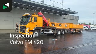 Volvo FM 420 6X2 HMF 2120 K 4 Crane Lift+lenkasche Euro 6 dump truck for sale - Image 4 | Autoline GH Volvo FM 420 6X2 HMF 2120 K 4 Crane Lift+lenkasche Euro 6 dump truck | Image 4 - Autoline