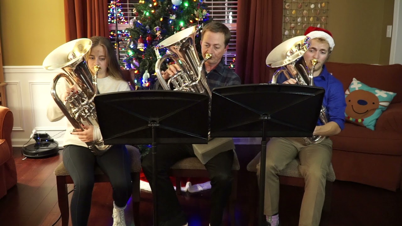 Carol of the Bells, Centers Family Euphonium Trio 2021
