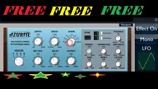 Video thumbnail for FREE Vst - Azurite  Multi-voice Chorus - Plugin Free for Producers, Vocais, Guitarists e + by Plugins Vst  Music 013