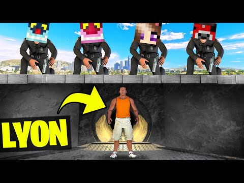 SPEEDRUN 4 CACCIATORI contro 1 FUGGITIVO SU GTA5!!