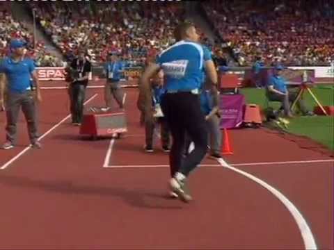 Antti Ruuskanen EM 2014 Kultaheitto 88.01