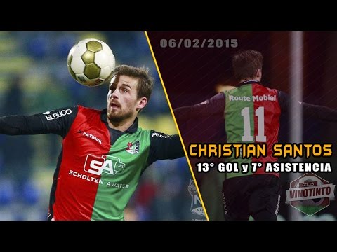 Goles Vinotinto │ GOL (13) y Asistencia (7) de Christian Santos │ Sittard 0-3 NEC │ 06-02-2015