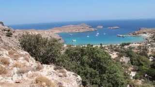 preview picture of video 'Lindos Rhodes Greece 2012'