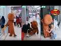 Tuddy Bear Prank On Mall Top Full Funny Video Brown Tuddy Bear In Girl Brown Tuddy Bear Snack
