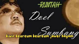 Download lagu Doel Sumbang-RUNTAH ( LIRIK VIDEO) mp3