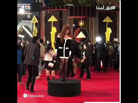 نسرين طافش وتامر حبيب وسيد رجب على الريدكاربت في ثالث ليالي مهرجان القاهرة السينمائي الدولي