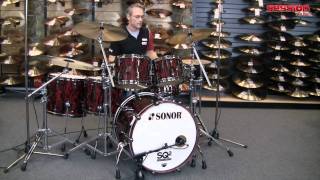 Video thumbnail for SONOR SQ2 Shellset Red Tribal by session